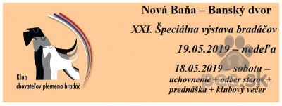 Špeciálna výstava bradáčov - Nová Baňa - Banský dvor